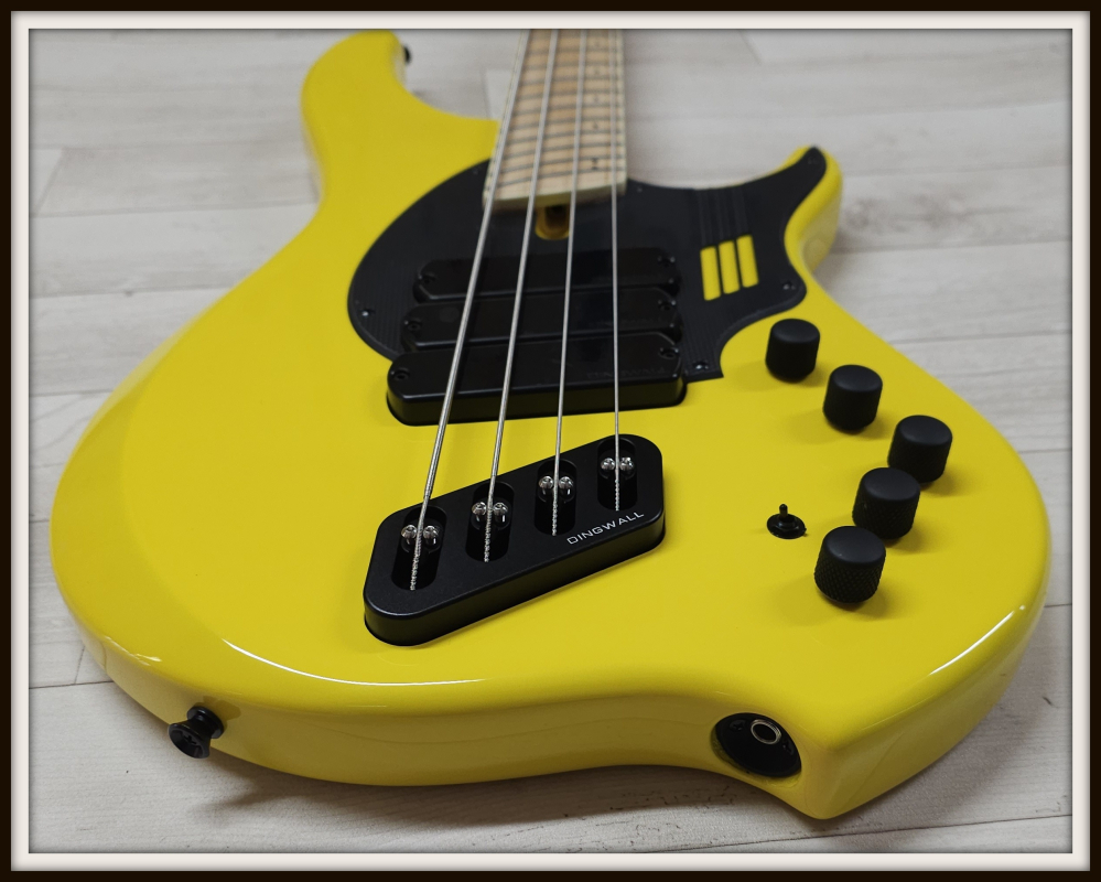 Dingwall NG3 4-String Nolly, Ferrari Yellow LTD, Signature, Limited Run